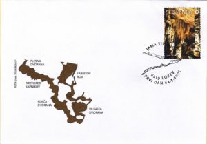 Razglednica Vilenice z znamko VIlenice in poštnim žigom prvega dne